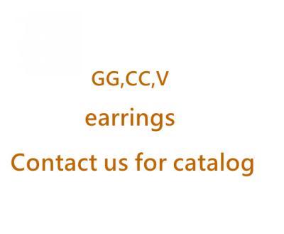 China 2021 new styles fashion luxury gg v cc earrings for women party more brand earrings for sale