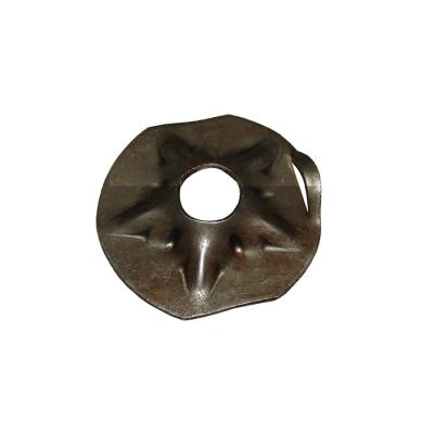 China Industrial Wire Mesh Socket Stamping Dome Plate For Split Set Rock Bolt In Tunnel And Minework Rock Reinforcement for sale