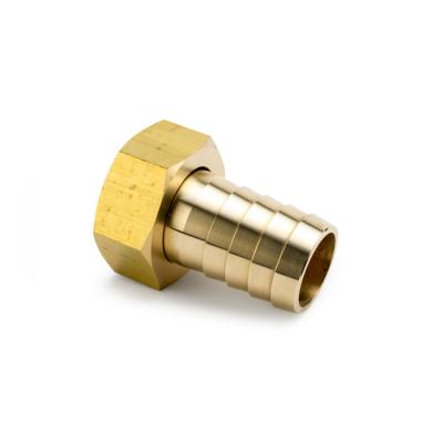 China General Industry Professional Brass Hex Nut For Hydraulic Oil Delivery Hose for sale