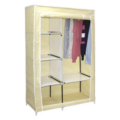 China 105x170x45cm(size)Adjustable Wardrobe Portable Folding Wardrobe Closet Portable Folding Wardrobe With 2 Years Modern Non-woven Bedroom Furniture Dust Cover for sale