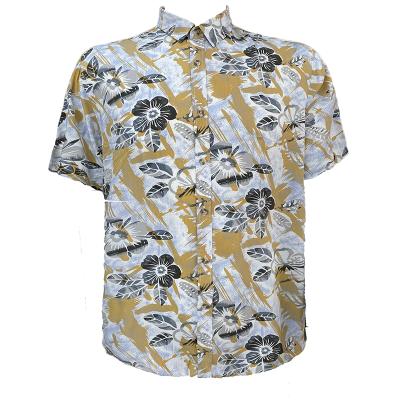 China Anti-pilling audit comfortable and suitable viscosa printing short sleeve shirt for sale