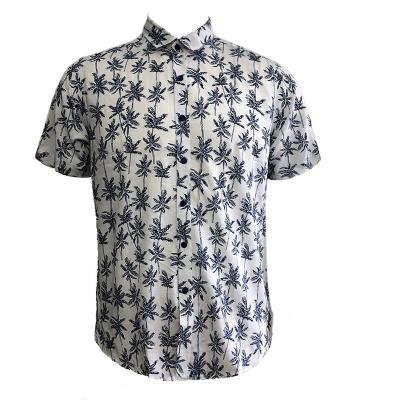 China Wholesale printed mens summer hemd sommer anti-pilling shirts breathable 100% cotton wear for men casual for sale