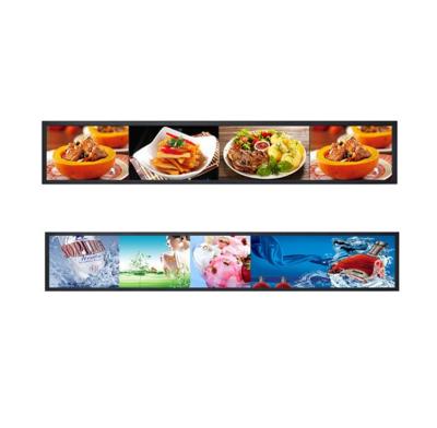 China YRDISPLAY Indoor 35.4 Inch Indoor LCD Bar Screen Bar Screen Ultra Wide Stretched LCD Screen Display bar 1920x360 for sale