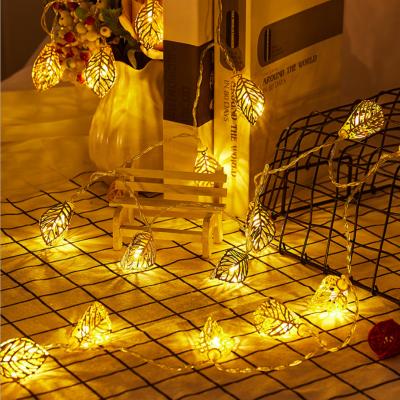 China Led Aluminum Alloy Iron Art Gold Foil Cavity Gold Foil String Lamp With Christmas Decoration for sale