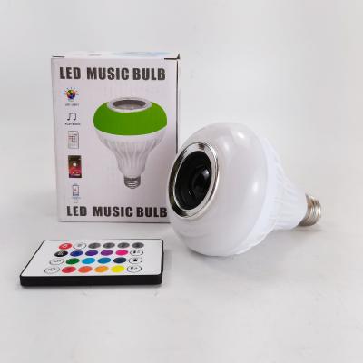 China 4.0 Multi Color Music Lamp RGB Wireless Remote Music Speaker Smart Bulb 4.0 Smart Speaker E27 RGB Multi Color Music Bulb for sale