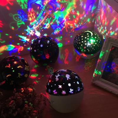 China Laser Water Ripple Star Sky RGB LED Night Light Ceiling Projector Fill Lamp with Colorful Lights Music Speaker for Kid's Bedroom for sale