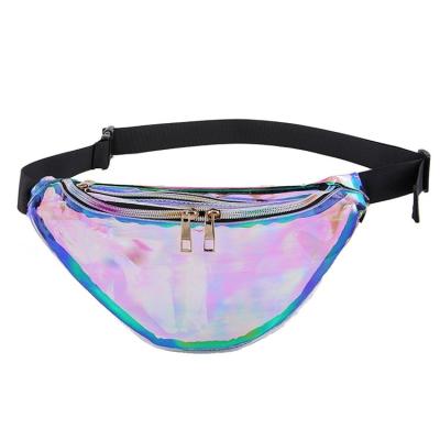 China Water Proof Women Fanny Pack Hologram Beach Waist Bag Holographic Custom Purse Bag for sale