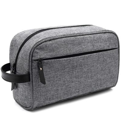 China Durable Men's Cosmetic Toiletry Bag Dopp Kit Travel Shaving Bathroom Bags Shower Organizer for sale