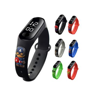 China Low Price Automatic Cartoon Date 2021 Lady Men Women Boys Girls Kids Children Wrist Digital Watch Waterproof Watches Lady Touchscreen Light Led for sale