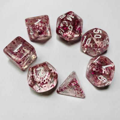 China Environment Friendly Custom Multicolor Acrylic Polyhedral Dies, RPG Die Set for sale