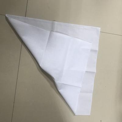 China Multifunctional Used Empty White 100% Cotton Bandanna for sale