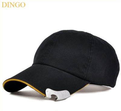 China JOINT Cotton Bottle Opener Custom Baseball Cap , Beer Bottle Washed Hat for sale