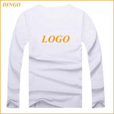 China 2019Top quality Anti-wrinkle China online store design men long sleeves crewneck t-shirt/custom cotton blank t-shirt/customized t-shirts wholesale for sale