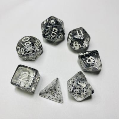 China Environment Friendly Custom Multicolor Acrylic Polyhedral Dies, RPG Die Set for sale