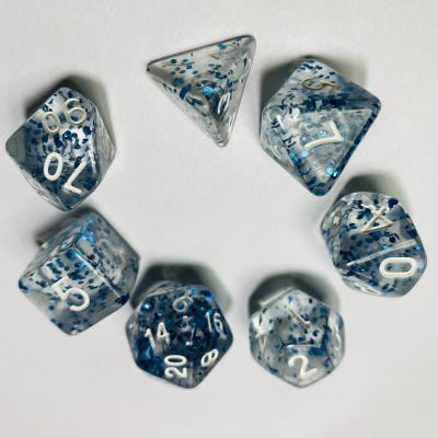 China Environment Friendly Custom Multicolor Acrylic Polyhedral Dies, RPG Die Set for sale