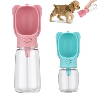 China Wholesale Viable Leak Proof Feeder Pet Food Grade Factory OEM/ODM Puppy Cats Portable Travel Water Bottle For Dogs for sale