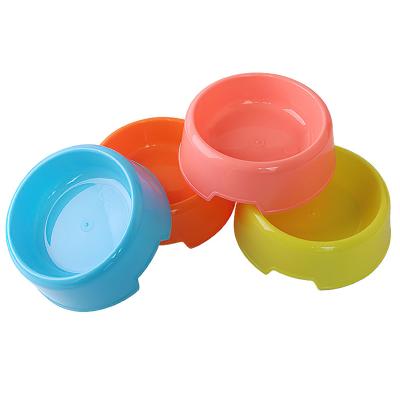 China OEM/ODM high quality cheap candy color polypropylene resin sustainable dog food bowl plastic pet bowls and feeders animal drinker for sale