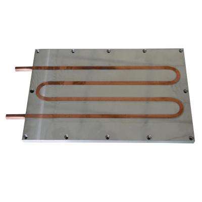 China Heater Parts Customized Good Quality Copper Tube Liquid Cold Plate for sale