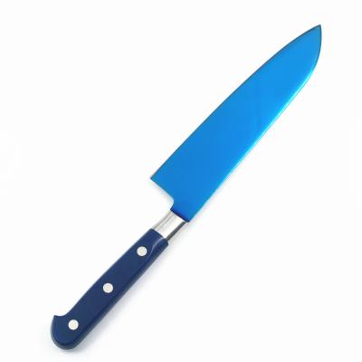 China Durable Super Sharp Titanium Plated Chef's Knife In Gift Box for sale