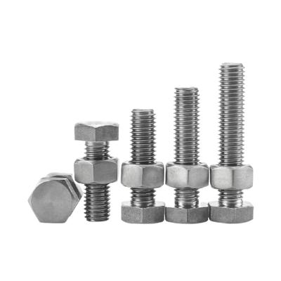 China Fastener supplier DIN933 Hex m8 titanium screw titanium set screws and nut for sale