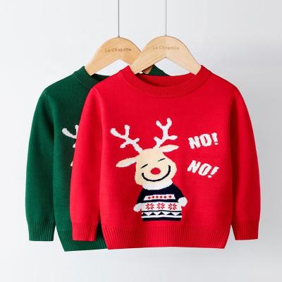 China Anti-pilling new autumn and winter baby boy's sweater knitted cartoon children's sweater designed for child's clothing for sale