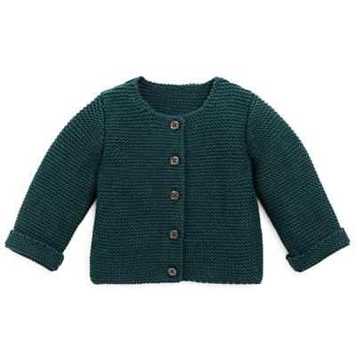 China Wholesale custom knitwear organic cotton anti-pilling cotton baby autumn knitted cardigan boys and girls friendly fabric high quality sweater for sale