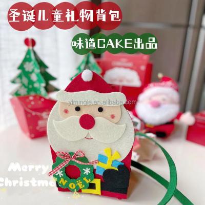 China Eco-Friendly Material Christmas Candy Bag Gift Felt Christmas Envelope Cookies Cookies Cakes Gifts Decor Santa Snowman Deer Kid Pocket Bag Ornaments Tote Bag for sale