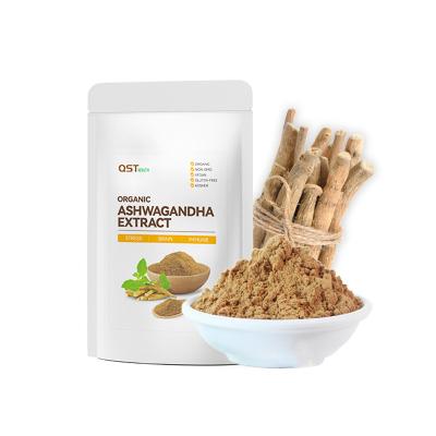 China Wholesale Health Food Factory Price Private Label Ashwagandha Root Extract Powder 98% Ayurvedic Ashwagandha 2.5% 5% 10% Organic for sale