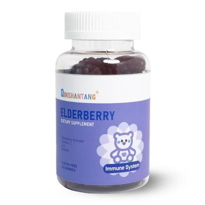 China Boost Immune System Provide Help For Cold Vegan Sambucus Gummies Organic Elderberry No Sugar Keto Bears Food Supplement Sambucus Black Elderberry Extract Gummy for sale