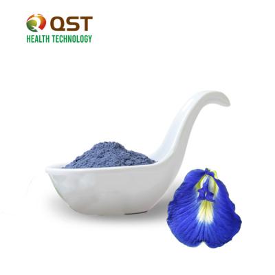 China Wholesale Bulk Seasoned Natural Blue Butterfly Pea Flower Powder 100% Organic Food Beverage Dessert Butterfly Pea Flower Powder for sale