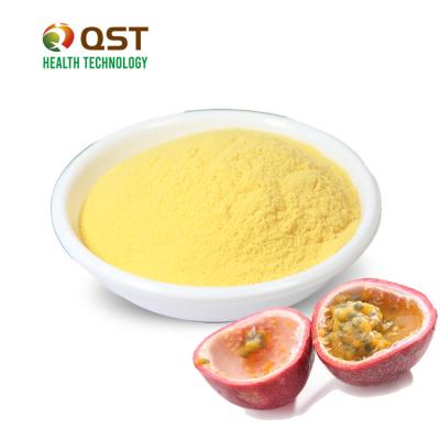 China Organic Food ISO Plant Spray Dried Passion Flower Sprinkles Edible Fruit Powder Granule Organic Water Soluble Passion Fruit Juice Powder for sale