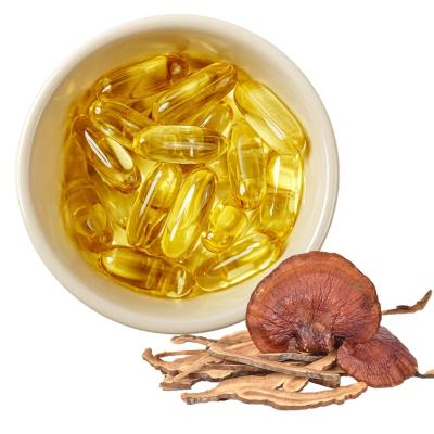 China Health Food Ganoderma Lucidum Spore Oil Capsule Reishi Mushroom Spore Oil Extract Capsules for sale