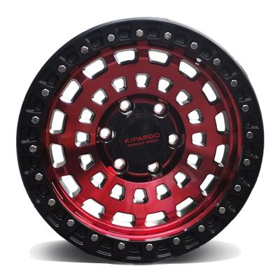 China Aluminum Alloy 4X4 Truck Wheel , PCD 6X139.7 Hole 17x9 Car Mag Rim for sale