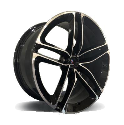 China Kipardo Wheels Aluminum Luxury Wheels 18x8 5x1143 Black And Chrome 40et 20x8.5 5x1143 Rims For Tesla for sale