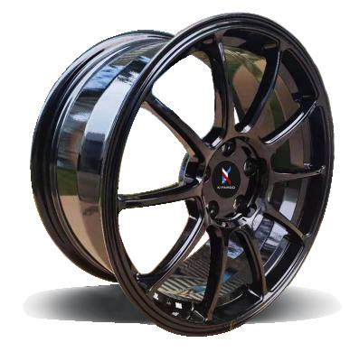 China Newest Kipardo Design Aluminum Custom Forged Aluminum Wheel 17 Inch 18 Inch Black PCD 5X114.3 For MAZDA for sale