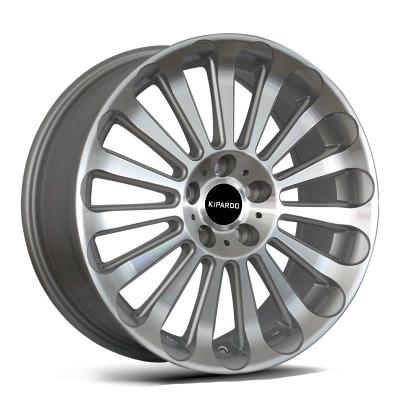 China KIPARDO Aluminum 16 17 18 Inch Concave Cast Style Alloy Wheel Silver Painted Rims for sale