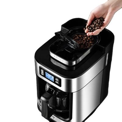 China Hotel Wholesale 1200ml coffee maker with professional grinder 1000w bean to cup coffee machine coffee machines for sale