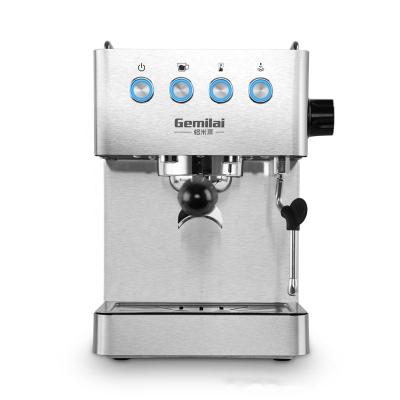 China Hotel Home Office Stainless Steel Espresso Machine Pump Pressure Extraction Coffee Machines Semi-automatic Pressure Coffee Maker for sale