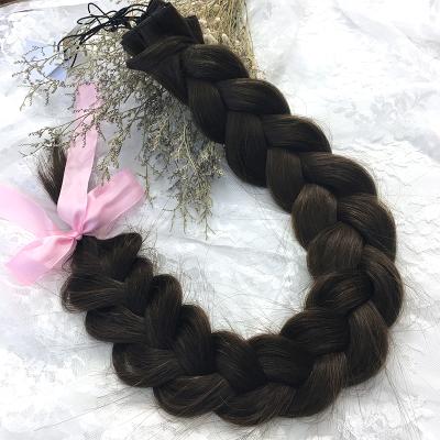 China Good Quality Silky Straight Wave New European Straight Wave Genius Human Hair Hand-tied Hand-tied Weft Weft Manufacturers for sale