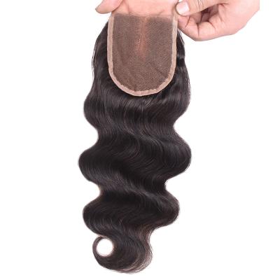 China Soft Body Wave Hair Lace Closure for sale