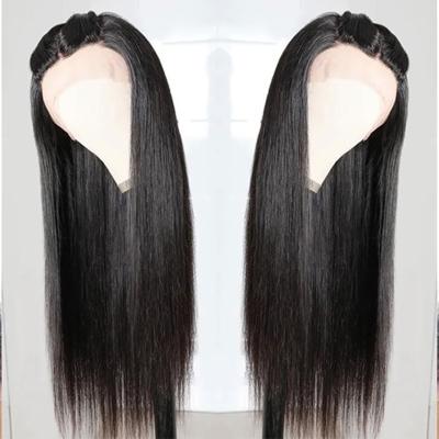 China Cuticle Aligned.No Gray Dropshipping One Donor Virgin Cuticle Aligned Brazilian Hair Lace Frontal Wigs for sale