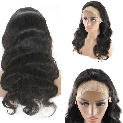 China Wholesale One Donor Virgin Cuticle Aligned.No Gray Cuticle Aligned Indian Body Wave Hair 360 Headband HD Lace Wigs for sale