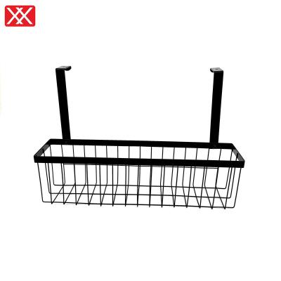 China Universal Workable Indoor Hanger and Wall Mount Storage Basket Organizer for Entryway Bedroom Bathroom Sideboard Office Black for sale