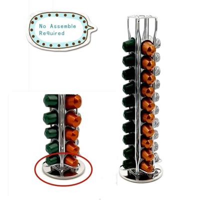 China Sustainable 360 ​​Degree Nespresso Capsule Pods Coffee Holder for sale