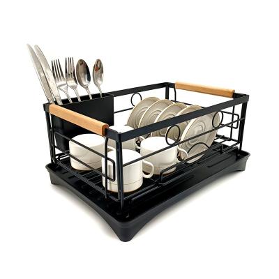 China Sustainable Kitchen Rack Kitchen Shelf Household Products Dish Drying Rack Kitchen Drying Rack Organizer Foldable Kitchenware Storage for sale