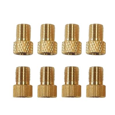 China Auto parts\bike low price16mm*9mm presta parts to schrader tube pump tool converter bicycle tire valve adapter for sale