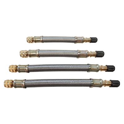 China Auto Parts\Bike Parts Car Tire Extension Tube Tire Valve Inflation Tube Stainless Steel Metal Braided Extension Tube for sale