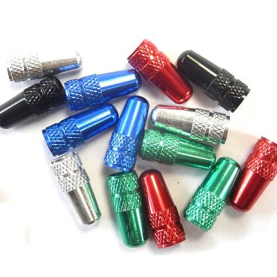 China Mountain and Road Bike Vehicle Tires Bike Presta Valve Cover Aluminum Alloy Color Road Bicycle Tubeless Tire French Valve Cover for sale