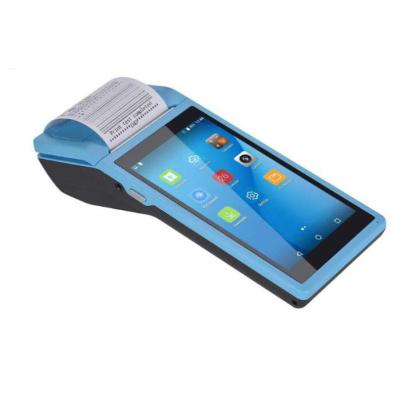 China Sim Card POS Terminal Machine Thermal Printer 1D 2D Barcode Reading for sale