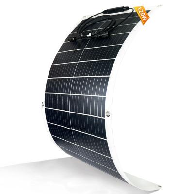 China 120w Flexible Solar Panel 12v Mono Battery For Rv Boat Marine Caravan Campervan for sale